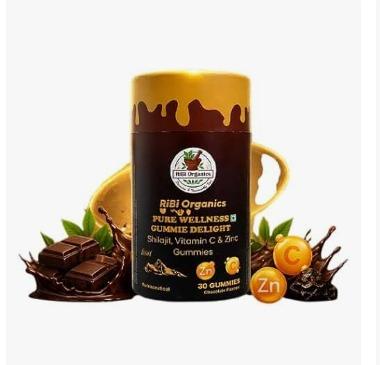 Pure Wellness Gummies   Shilajit , Vitamin c & Zinc